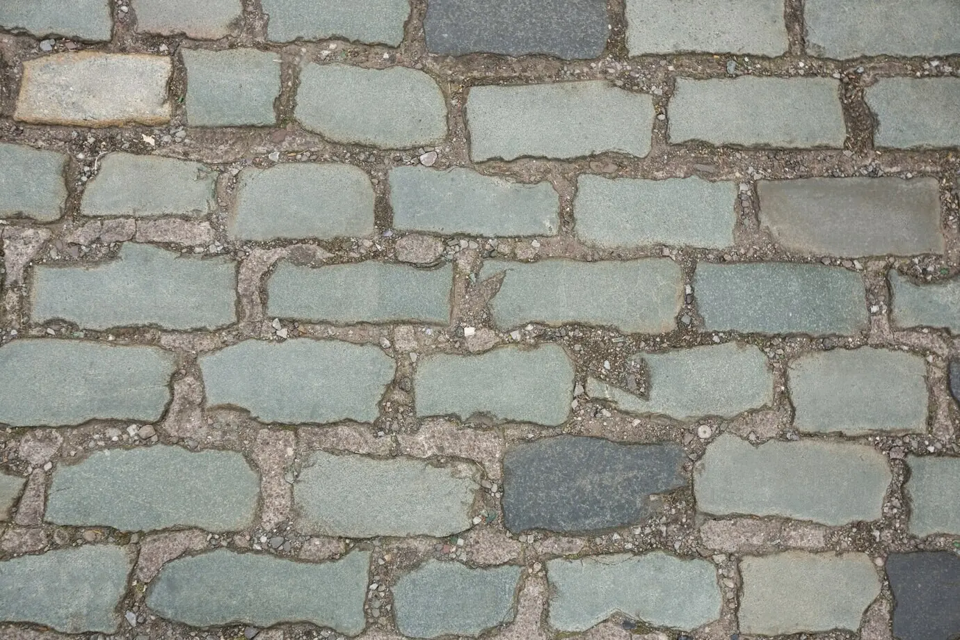 Background of patterned pavement