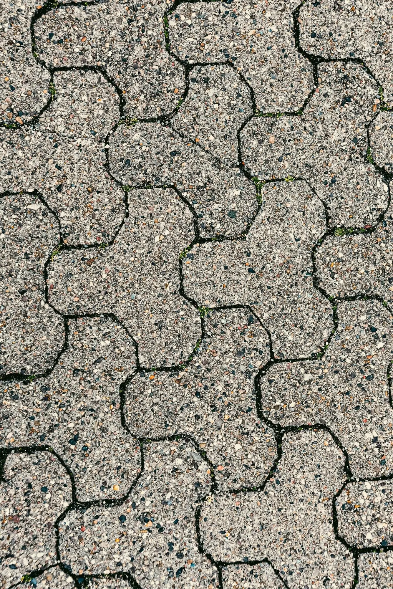 Photograph of a ground texture pattern